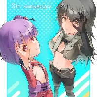 アリス・ギア・アイギス 8周年を祝う御蔵座 梓希と東雲 チヱの画像