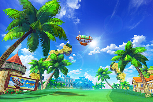 【白猫GOLF】BACKGROUND DESIGN