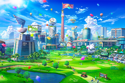 【白猫GOLF】BACKGROUND DESIGN