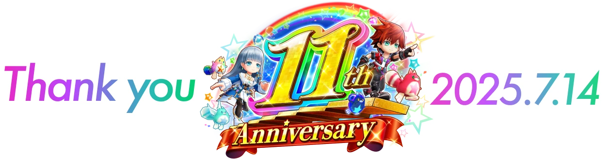 Thank you 2025.7.14 白猫プロジェクト NEW WORLD'S 11th Anniversary