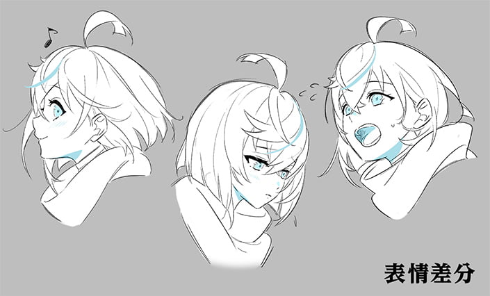 ルナ 2Dデザイン設定資料2